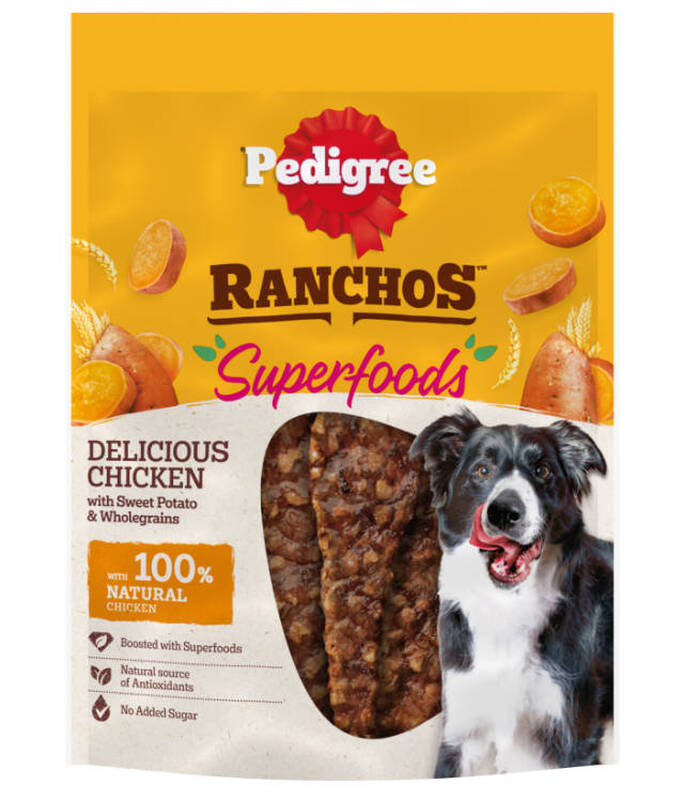 Ranchos Superfoods Chicken Dog Treat with Sweet Potato & Wholegrains 70g
