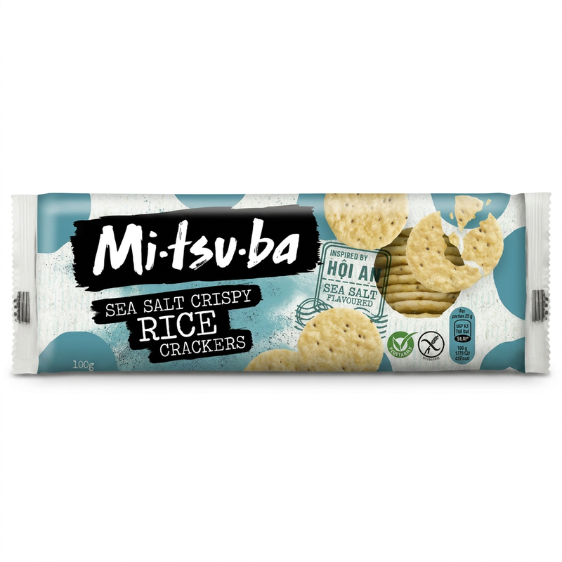 MITSUBA SEA SALT RICE CRACKERS 100g