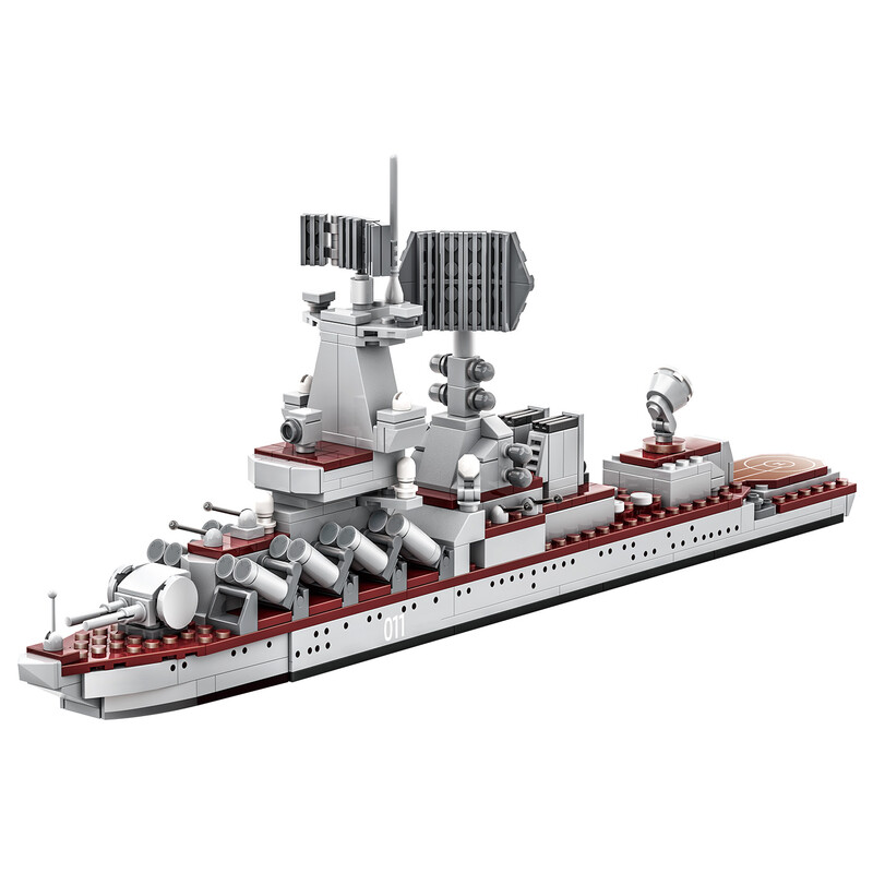 Wange Varyag Cruiser 396 Pcs Building Blocks Set For Hobby Builders