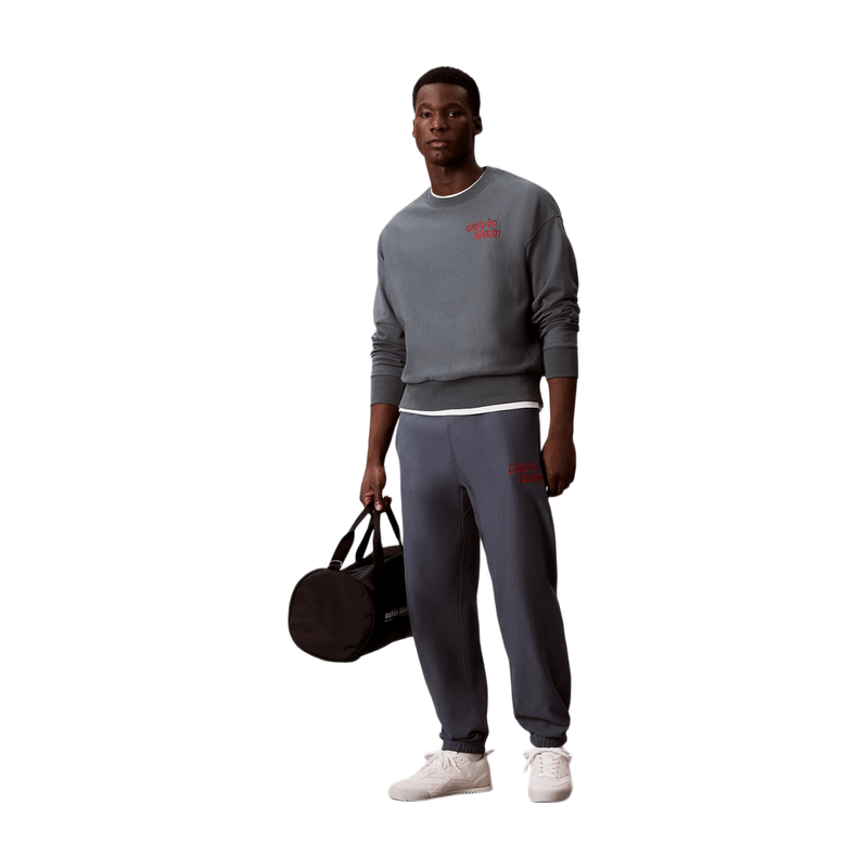 Calvin Klein Men's Relaxed Embroidered Logo Joggers - Dark Slate