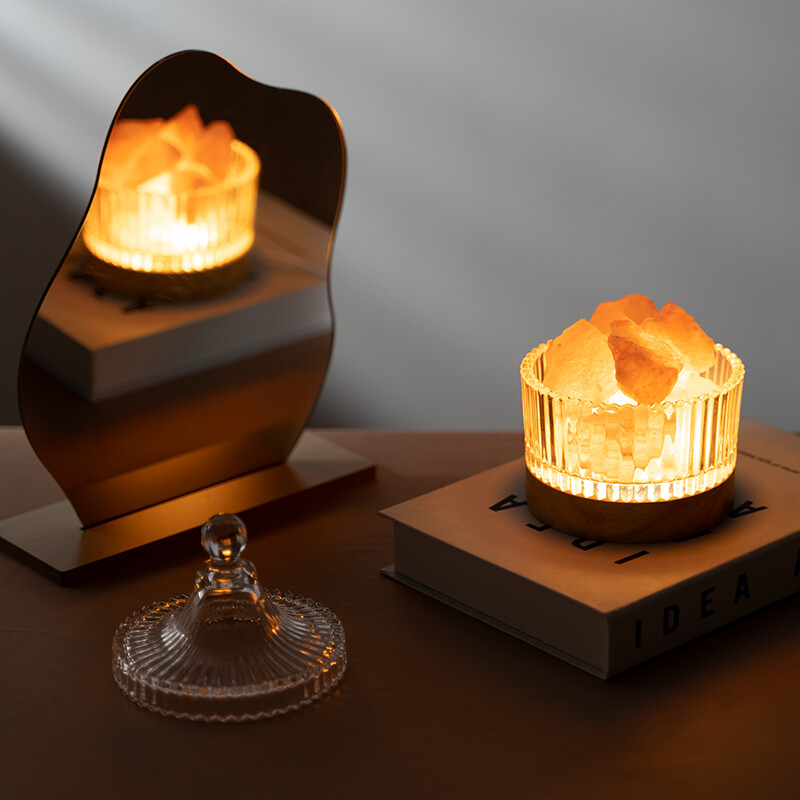 Himalayan Salt Stone Aroma Diffuser Night Light 10*12CM 1pcs