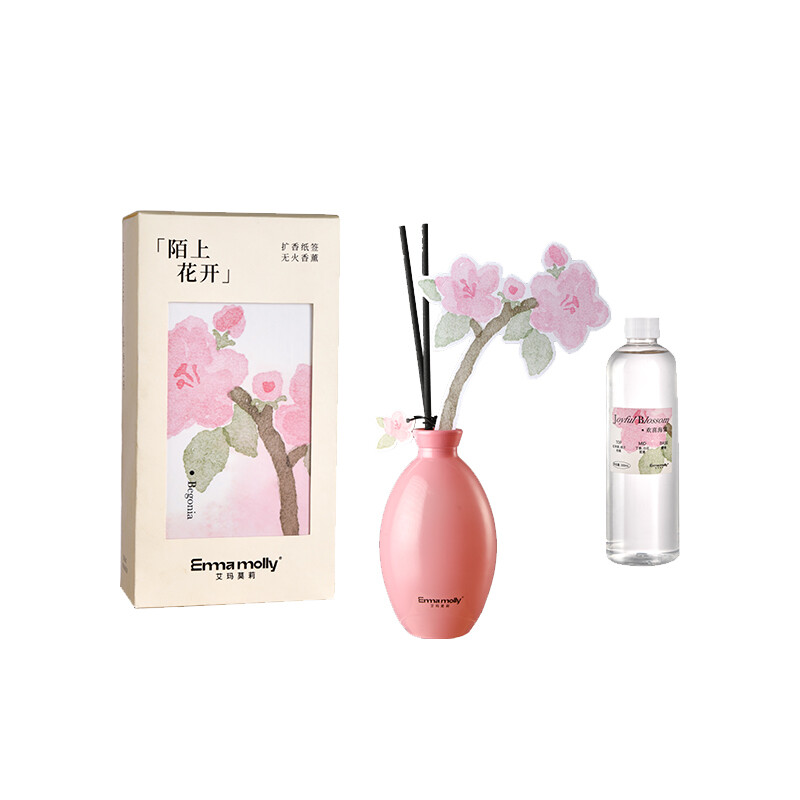 Emma Molly Blossom op de Pad Aroma Papieren Stokjes Geurverstuiver Vrolijke Begonia