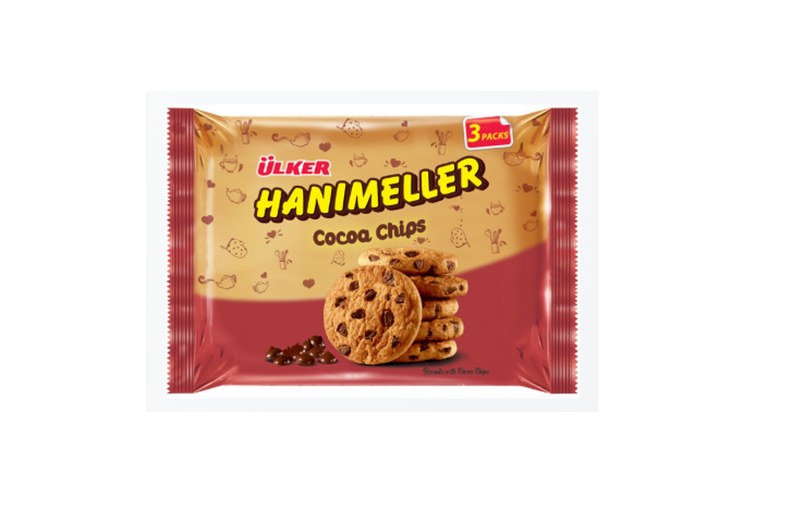 Ülker Hanimeller Cokodamla Bisküvi (Biscuit) 3 x 82 g