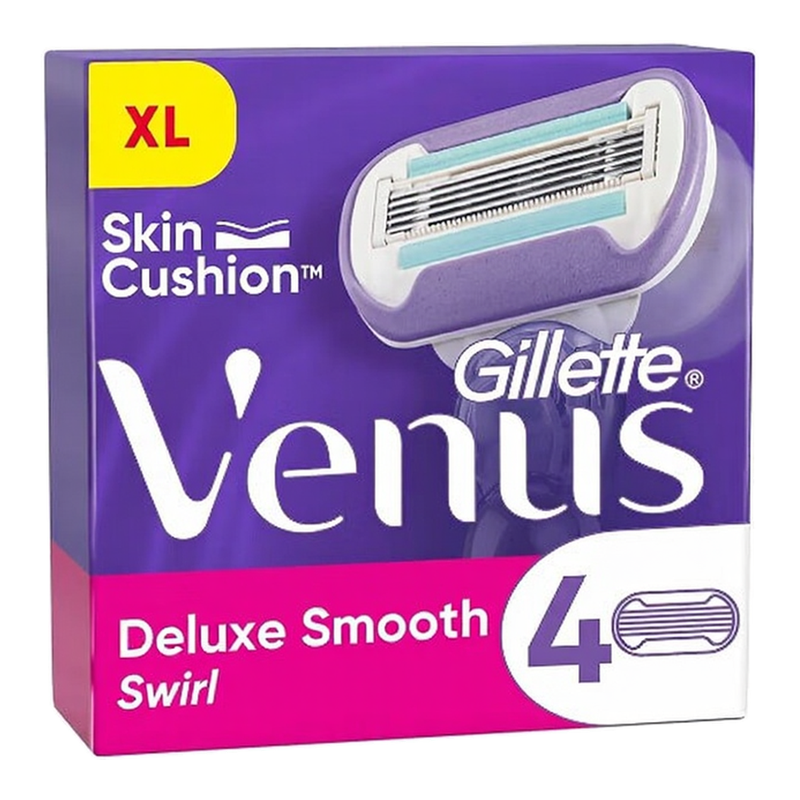 Gillette Venus Deluxe Smooth Swirl Rasierklingen 4 Stk.