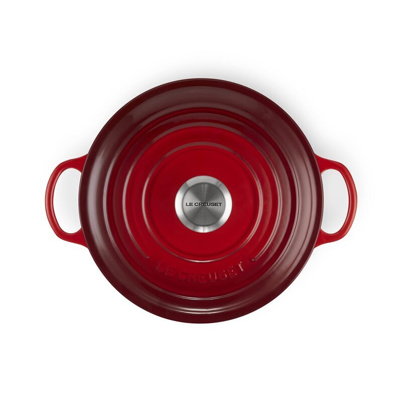 Le Creuset SIG Marmite with Lid 24 cm Cherry Red