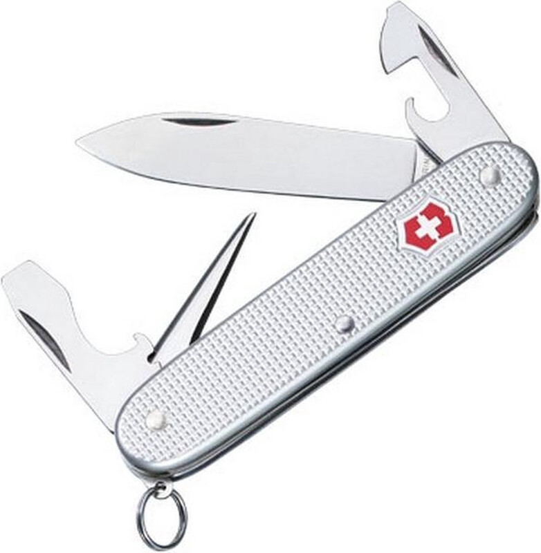 Victorinox Pioneer Alox Zakmes - 9,3 cm, Zilver
