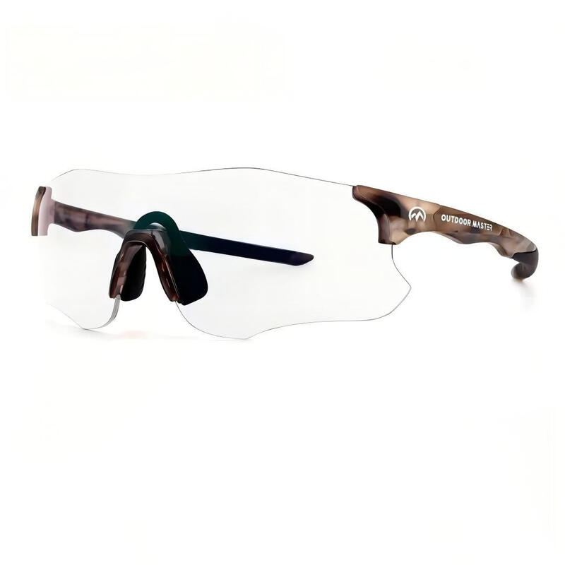 HawkSharp HD Photochromic Cycling Sport Sunglasses Tortoise