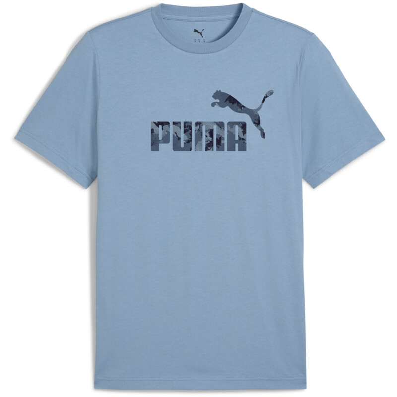 Puma Essentials Camo Tee - Cool Blue