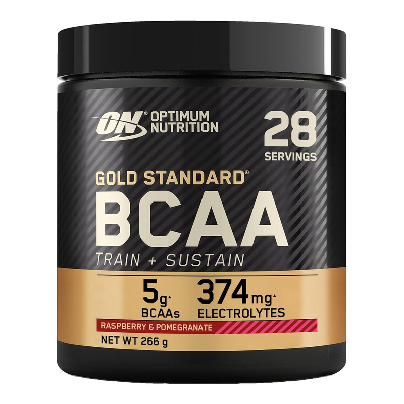 Optimum Nutrition Gold Standard BCAA train + sustain framboos granaatappel 266 g