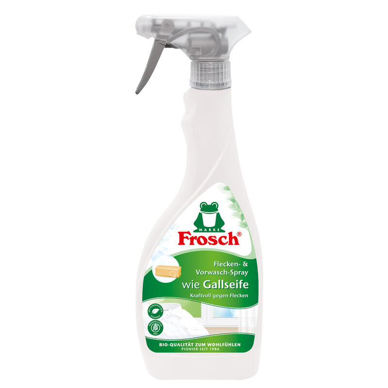 Frosch Gallseifenartiger Flecken- & Vorwaschspray mit Trigger-Booster 500 ml
