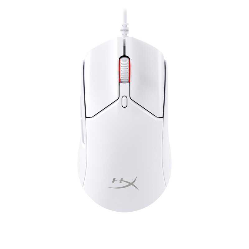 HyperX Pulsefire Haste 2 Gaming-Maus - Kabelgebunden, RGB, 26K Sensor, 26000 DPI, 8000 Hz, 6 Tasten, Weiß