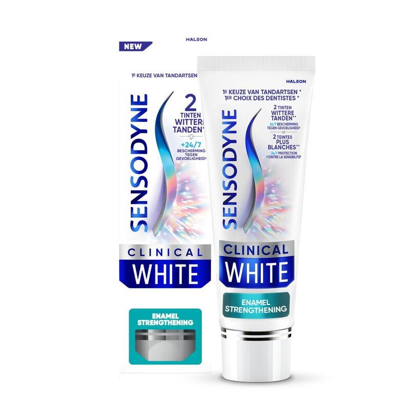 Sensodyne Dentifrice clinique blancheur et renforcement de l'émail 75 ml