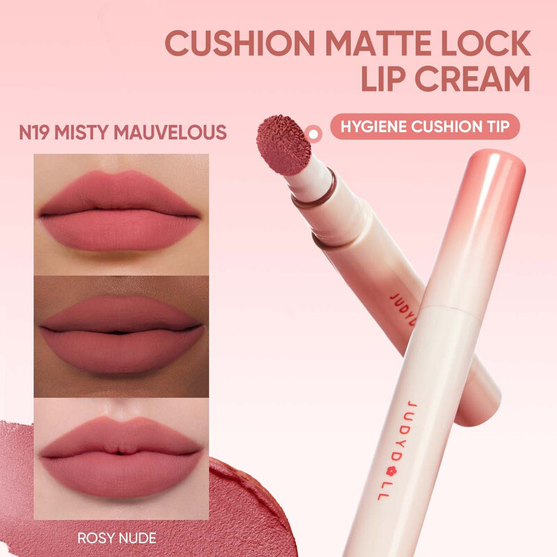 JUDYDOLL CUSHION MATTE LOCK LIP CREAM N19