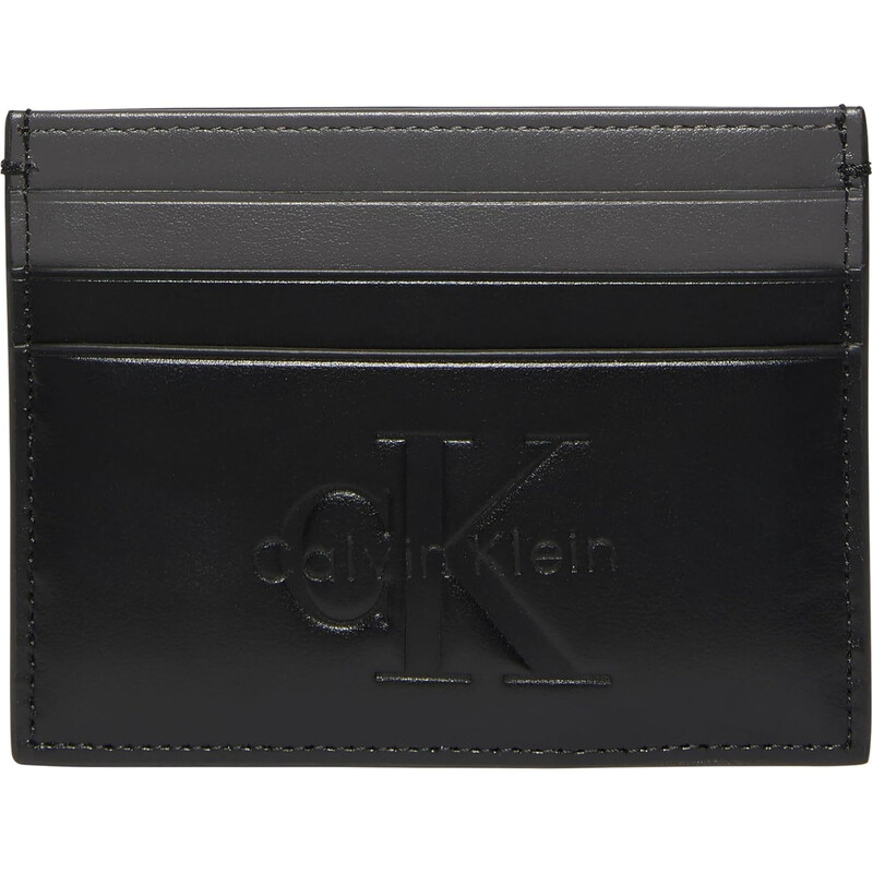 Calvin Klein Bold Card Holder Mens Wallets - Black