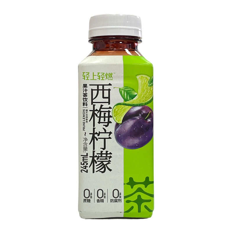 LIGHT UP Prune & Lemon Juice Tea Drink 245ml