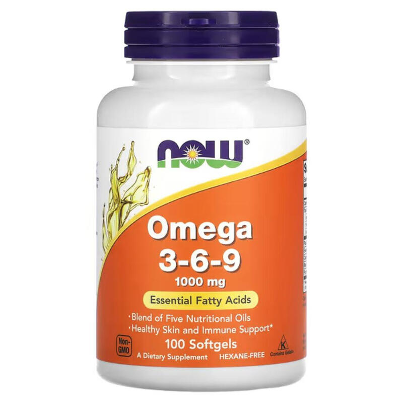 Omega 3 6 9 Fatty Acids 1000 mg - 100 Softgels
