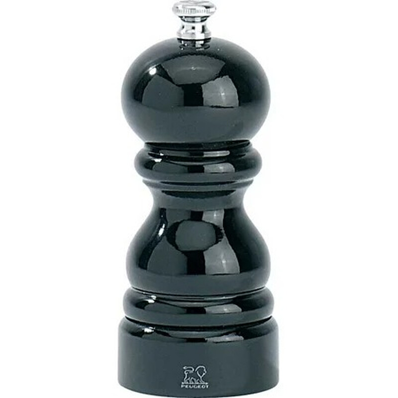 Peugeot Paris pepper mill 12cm beech wood black lacquered