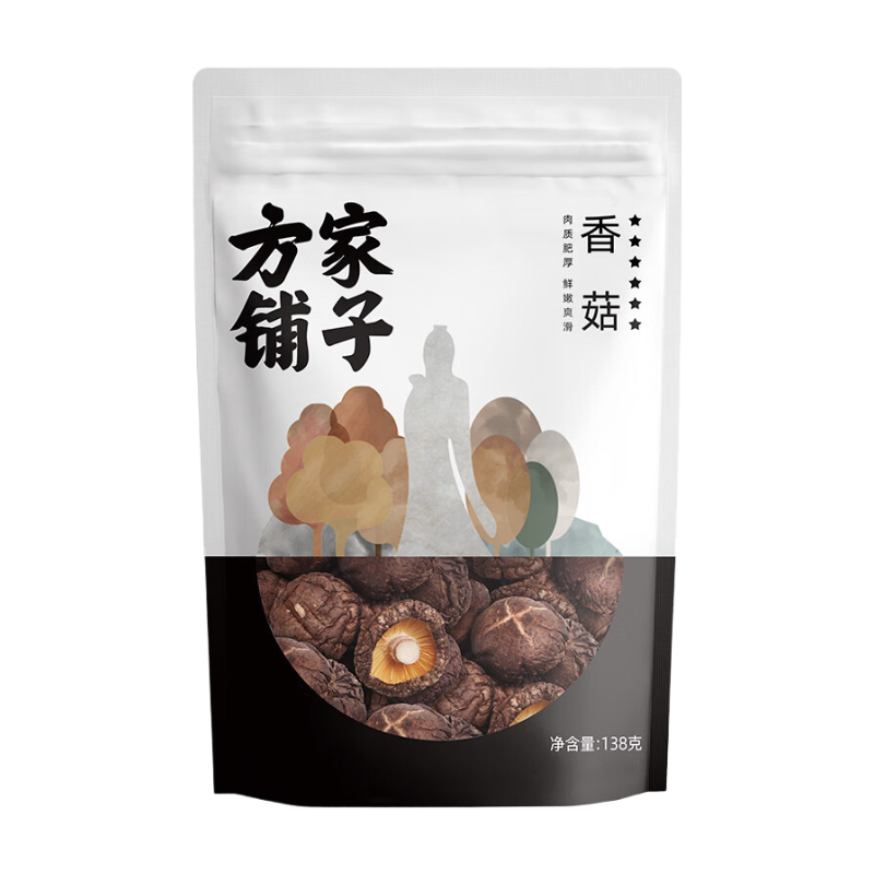 Fangjiapuzi Fang Jia Puzi Dried Shiitake Mushrooms 138G