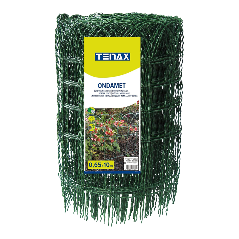Tenax Ondamet Tuinrandafscheiding - Gegalvaniseerd Ijzer, 0,65 x 10 m