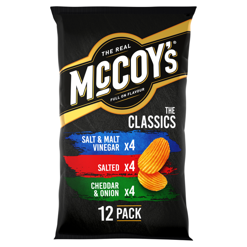 McCoy's Classic Variety Multipack Crisps 12 Pack