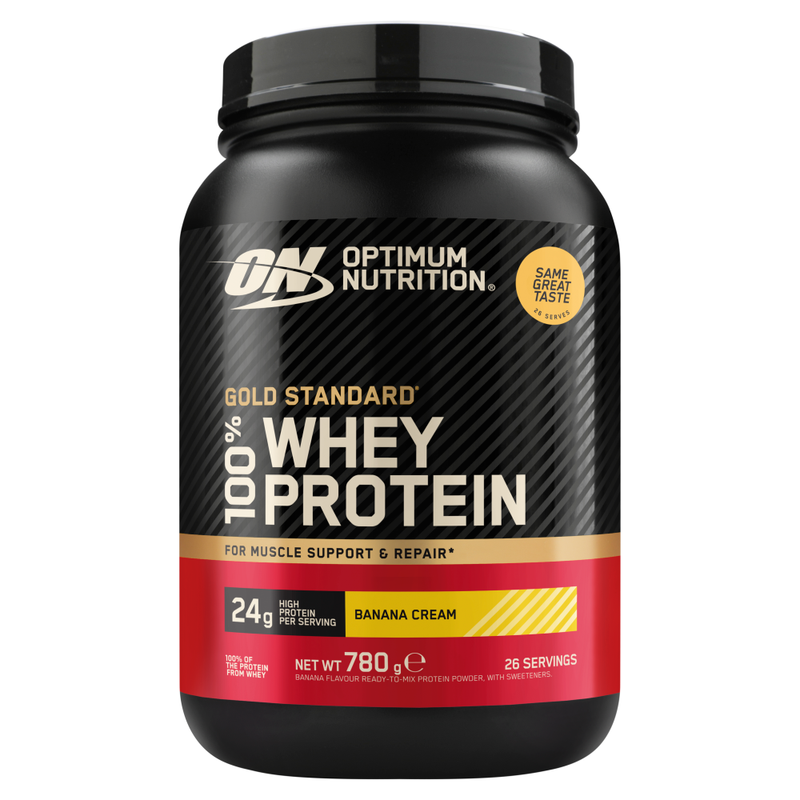 Optimum Nutrition Gold Standard 100% Wei-eiwitpoeder – 780 g – Bananenroom