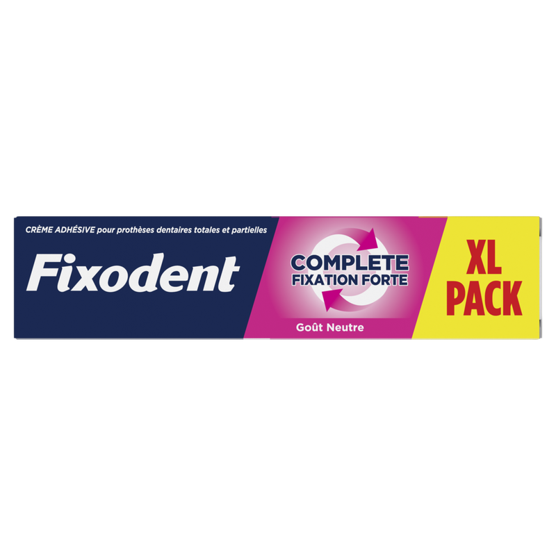 Crème Adhésive Pour Prothèses Complete Fixation Forte Fixodent Le Tube De