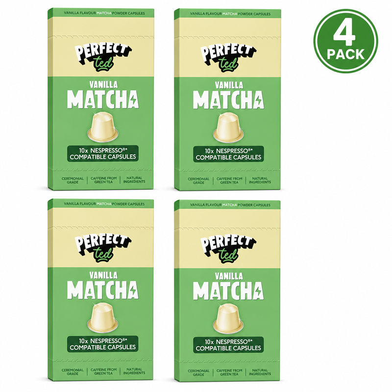 PerfectTed Matcha Nespresso Pod Vanilla (4 Packs)