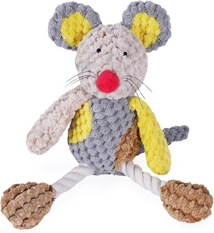 Molly Mouse Soft Squeaky Plush Dog Toy