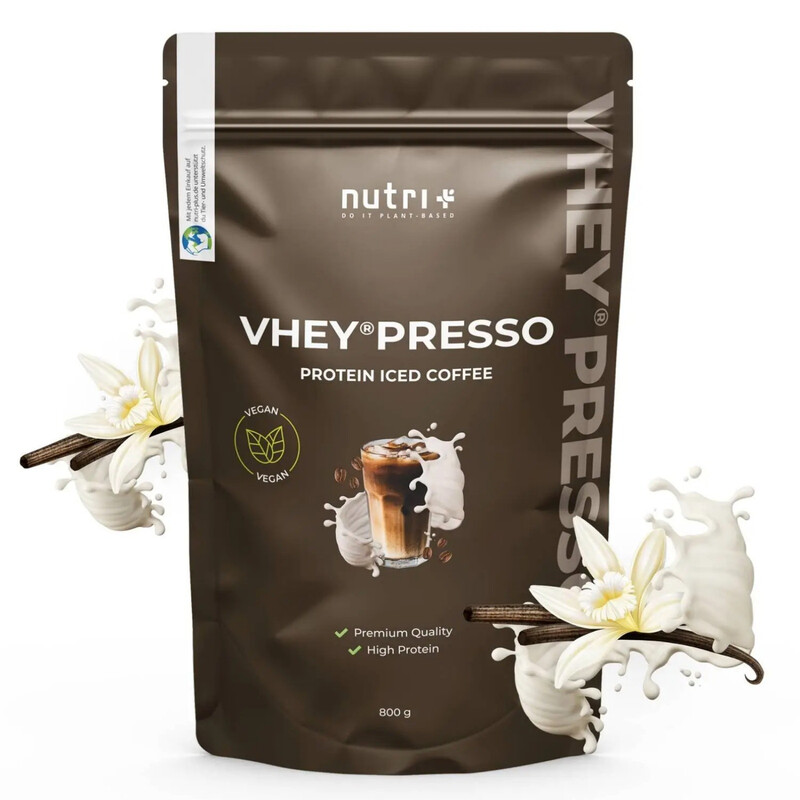 Nutri+ VHEYpresso Proteinkaffee Pulver 800g Iced Vanilla