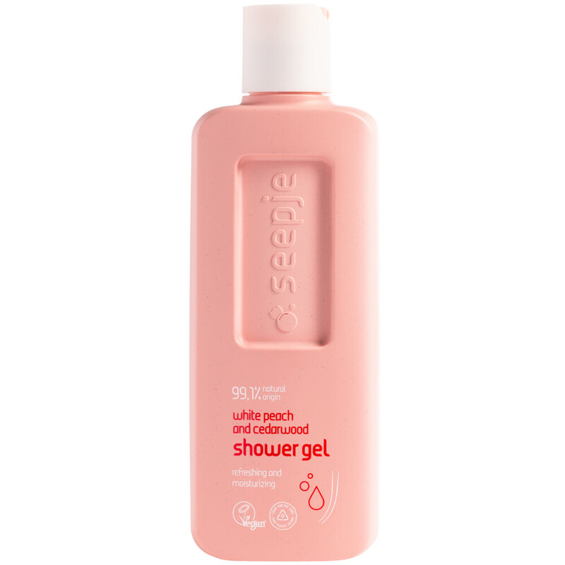 Seepje douchegel witte perzik en cederhout 300 ml