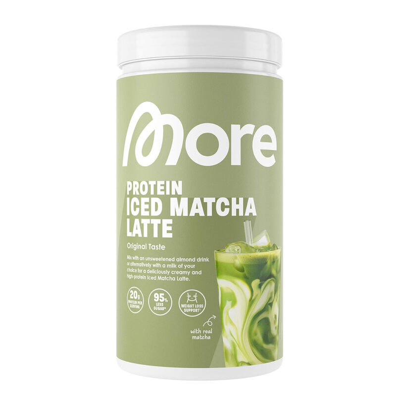 More Nutrition Protein Iced Matcha Latte, 500G - Bild 2