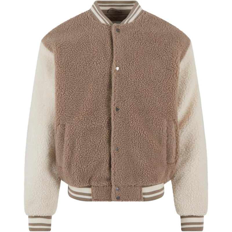 Urban Classics Teddy Collegejacke Darktaupe