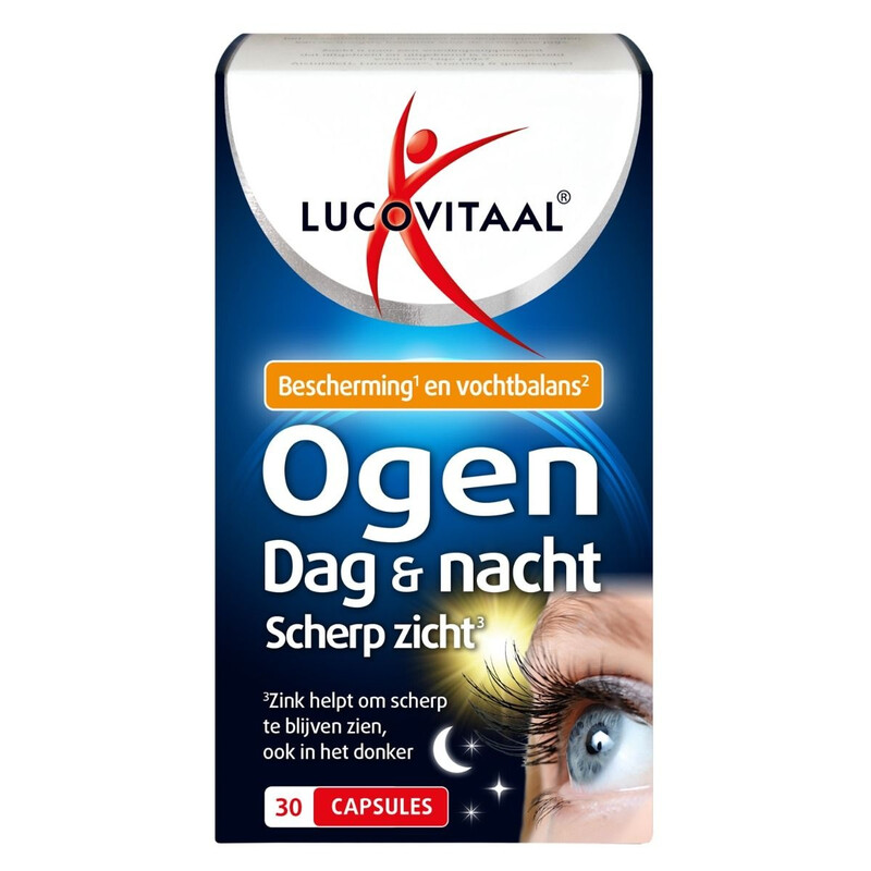 Lucovitaal Ogen Dag&Nacht Scherp zicht 30 pcs