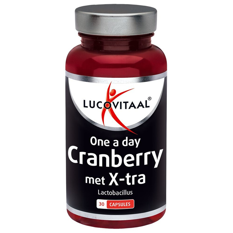 Lucovitaal Cranberry met X-tra Lactobacillus 30 capsules