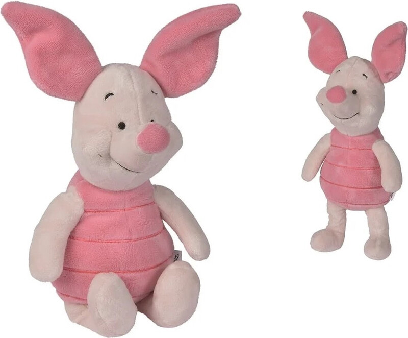 Disney Winnie de Poeh Knorretje pluche speelgoed - 25 cm, multi