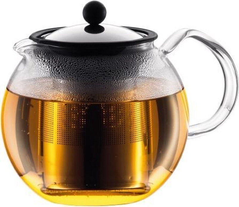 Bodum Assam theepot met infuser - 1,5 L, hittebestendig borosilicaatglas