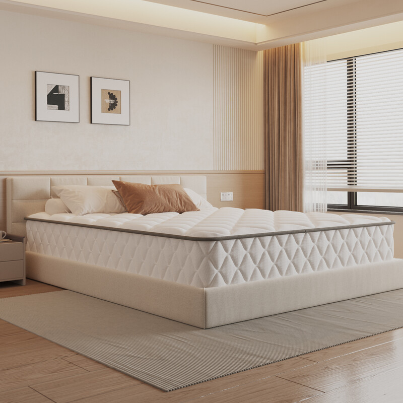 GTIMEX veringmatras, Matras 140 x 200 cm, 7-Zones, 22 cm Hoogte, Ergonomisch en Ademend, Hardheidsgraad H3, met Hoeslaken, 10 Lagen Hoogwaardig Materiaal