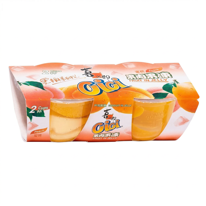 【Cool】Strong Peach Jelly (2 Pieces) 400g