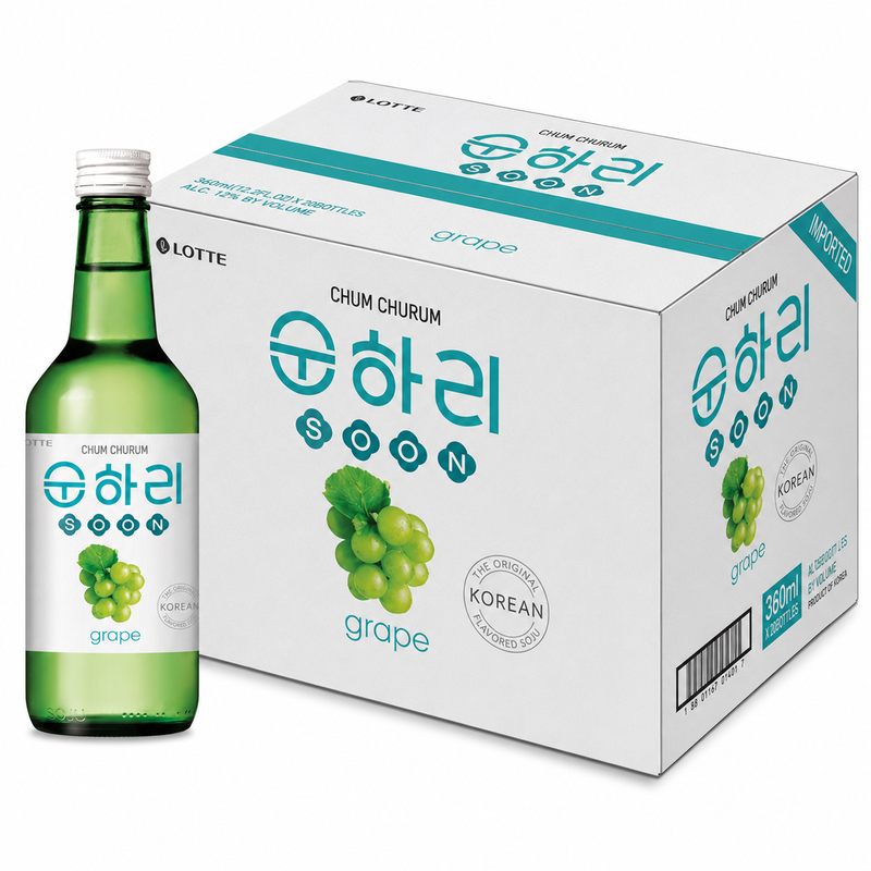 CHUM CHURUM Soju Druif 12% Alc 20 x 350 ml