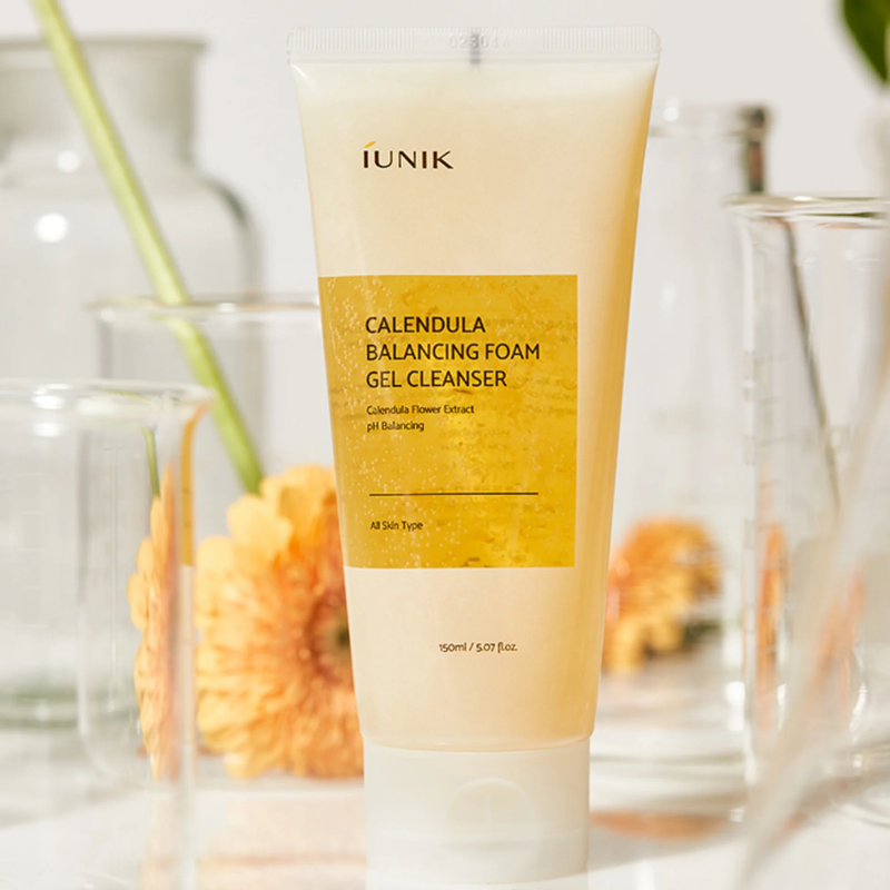 Calendula balancerende schuimende gelreiniger miniatuur