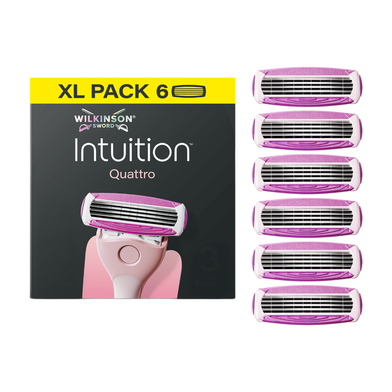Wilkinson Sword Intuition Quattro tête de rechange 3 pcs - vue 4