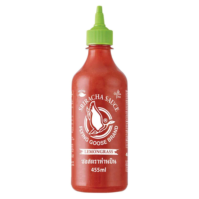 FLYING GOOSE SRIRACHA CHILLI SAUCE LEMONGRASS 455ml