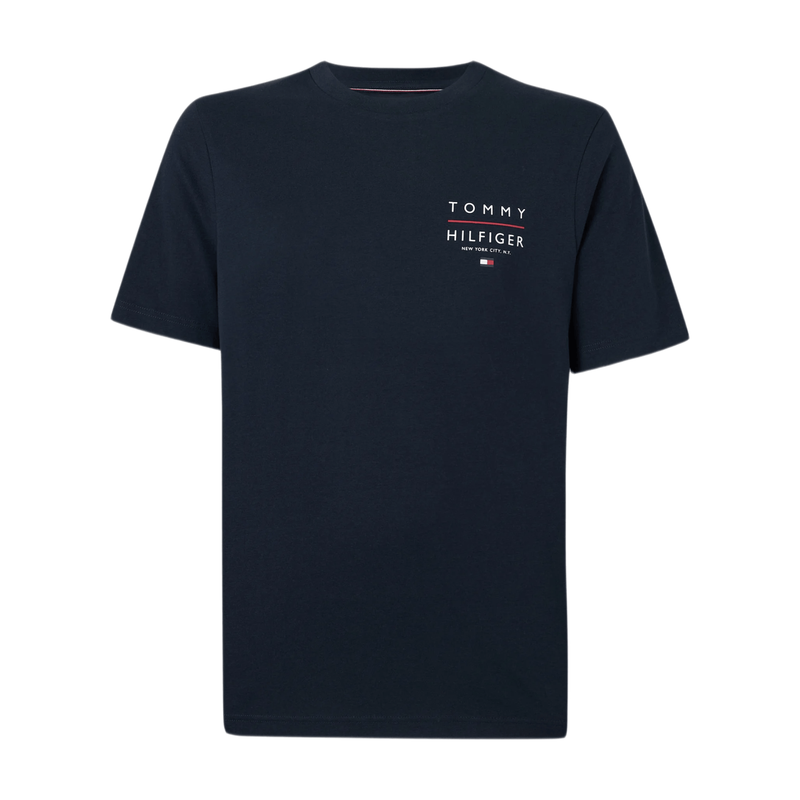Tommy Hilfiger Brand Love Left Chest Tee - Desert Sky