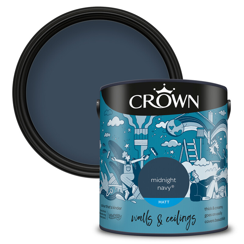 Matt Emulsion Midnight Navy 2.5L