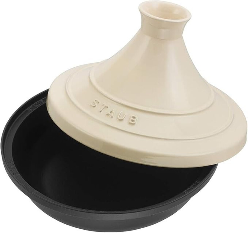 Staub Tajine rund 20 cm Creme