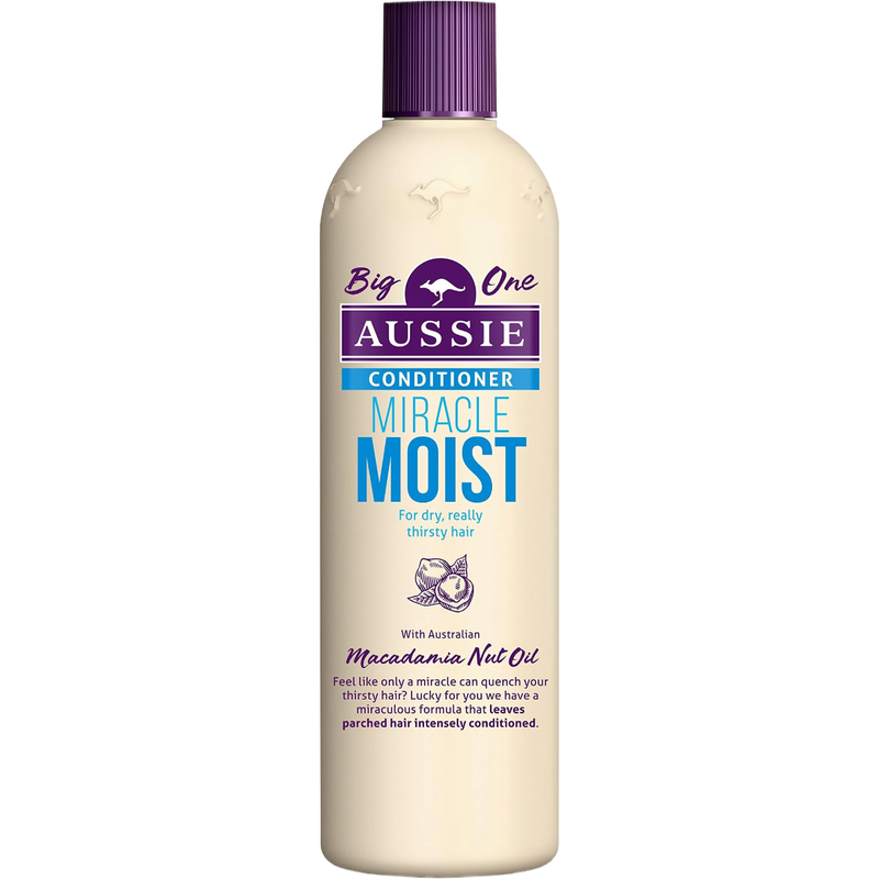 Aussie Miracle Moist Conditioner For Dry, Really Thirsty Hair 400Ml