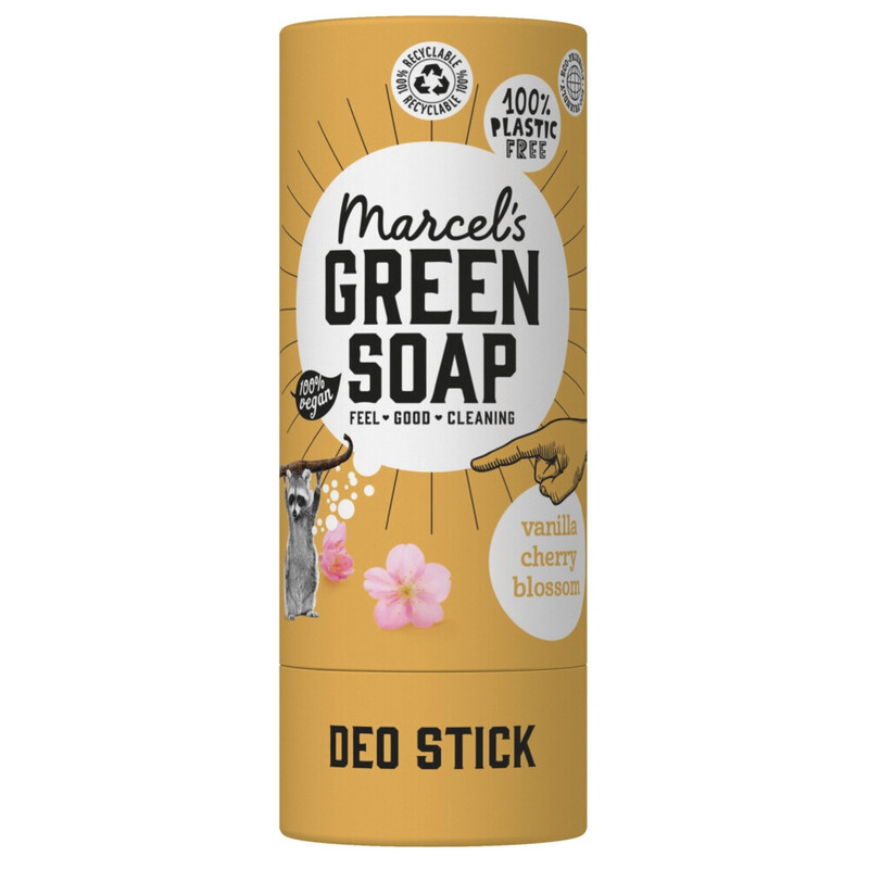 Marcel's GREEN SOAP stick déodorant vanille et fleur de cerisier - 40 g