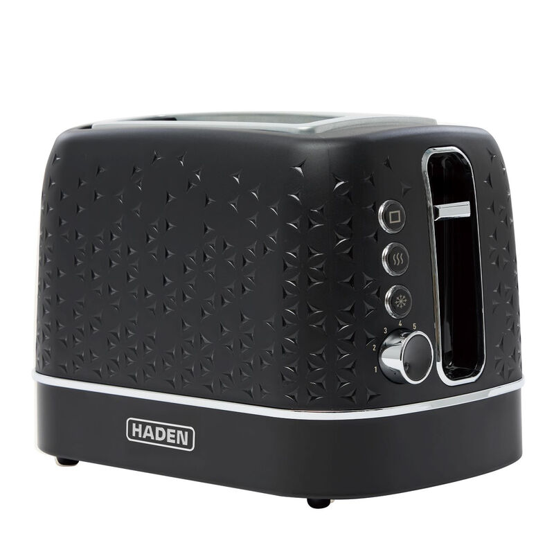 Starbeck 2 Slice Toaster, Extra-Wide Slots, Black - 207197