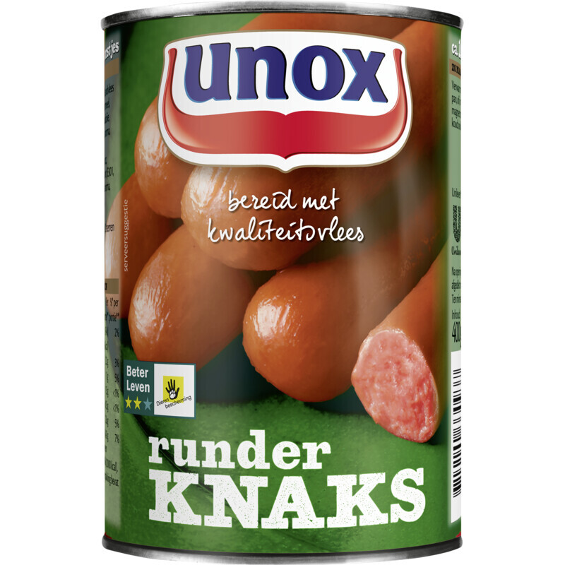 Unox Rundvlees Hotdogs - 400 g
