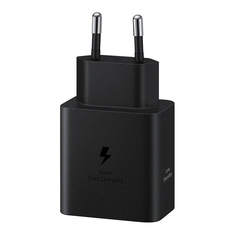 Samsung Oplader Super Fast Charging 45 W (zonder kabel) USB-C naar USB-C Originele Oplader 45 W Zwart